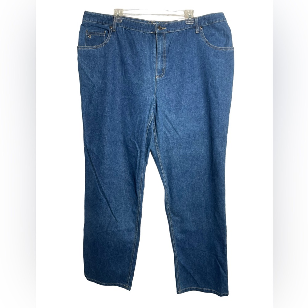 NWT CJ Banks jeans size 22W Tall classic fit straight leg jeans‎ 💙💙💙